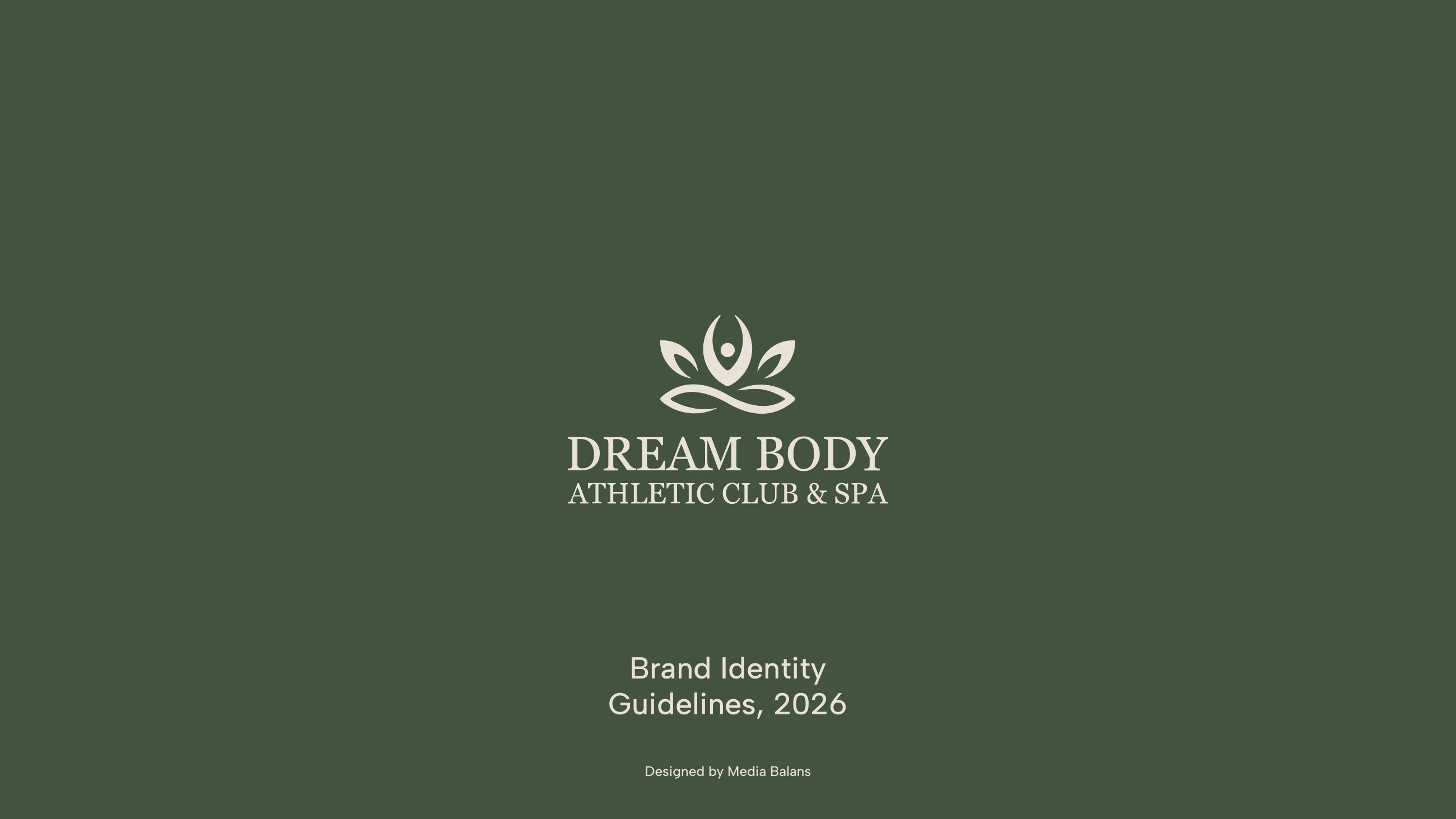The Dream Body logo on dark green