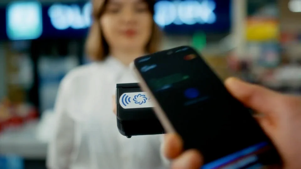 A frame from the ABB film