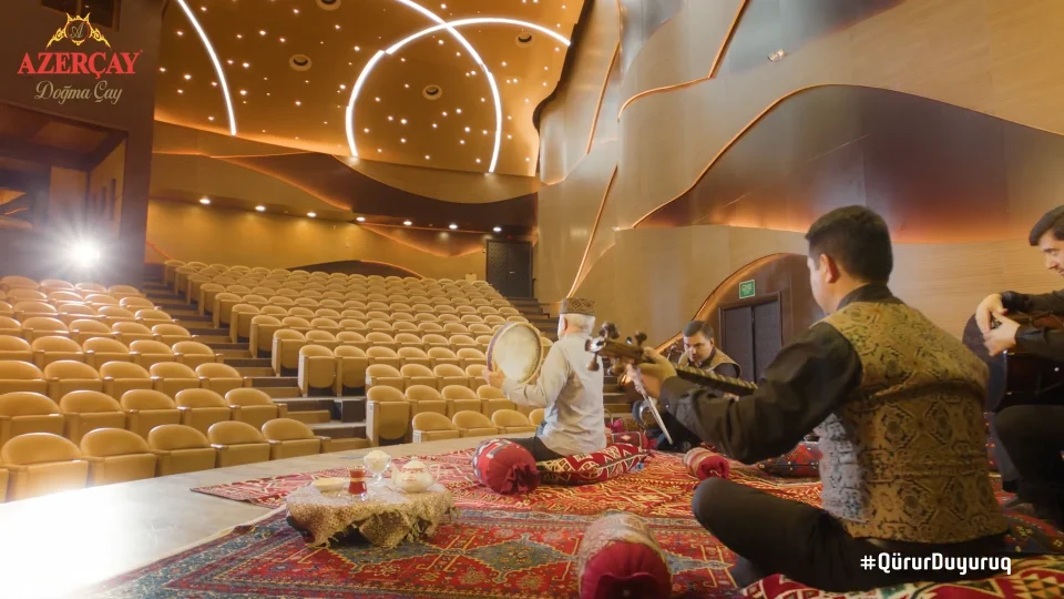A frame from the Azerçay film