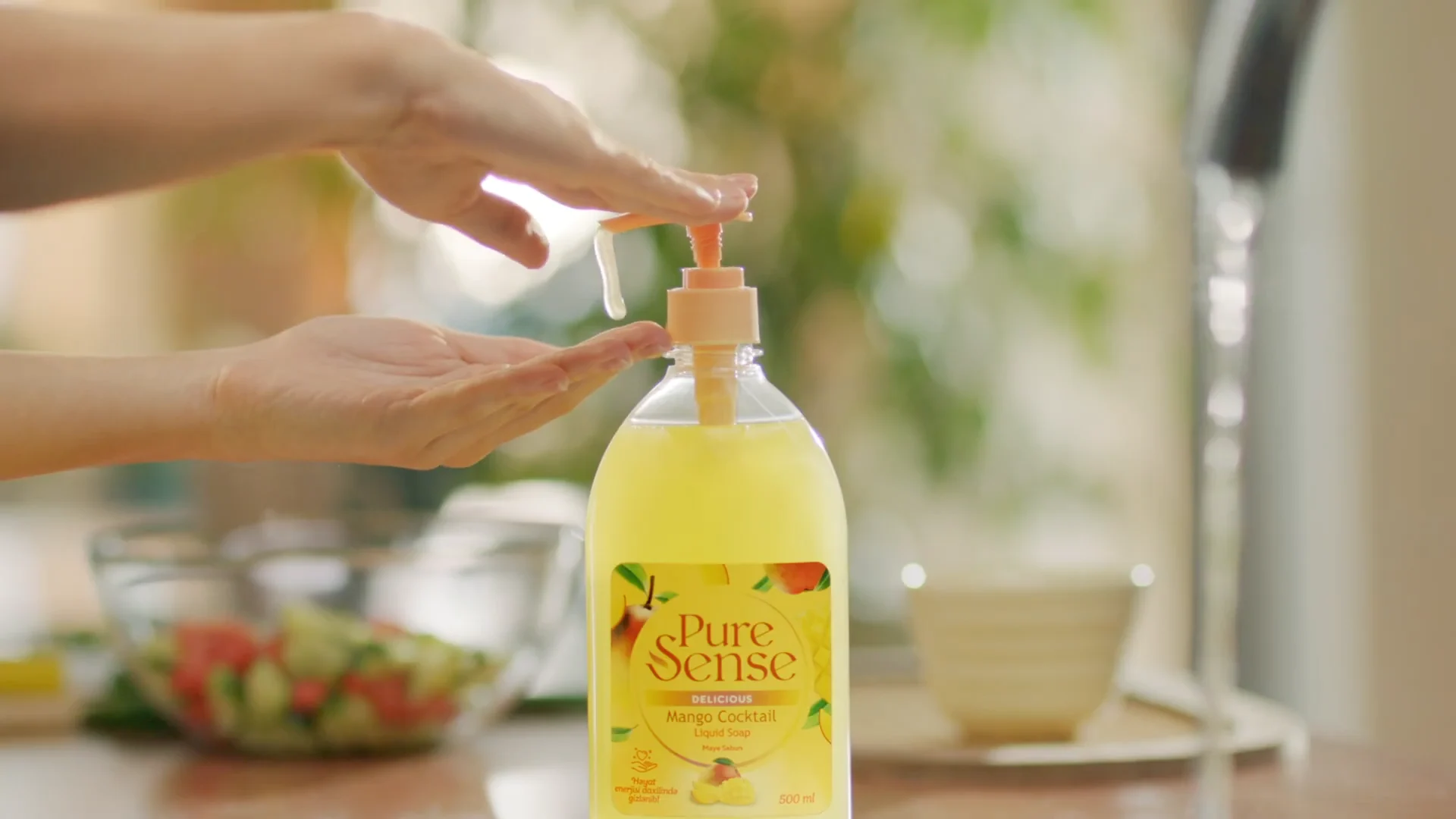 A frame from the Pure Sense film