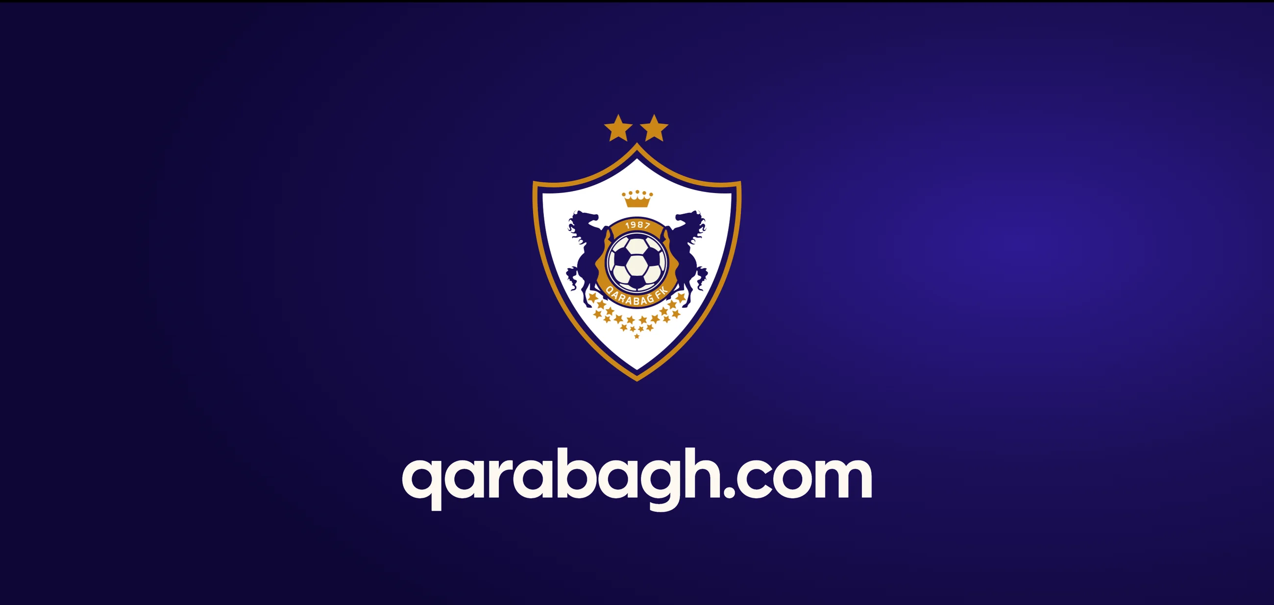 The Qarabağ crest above qarabagh.com