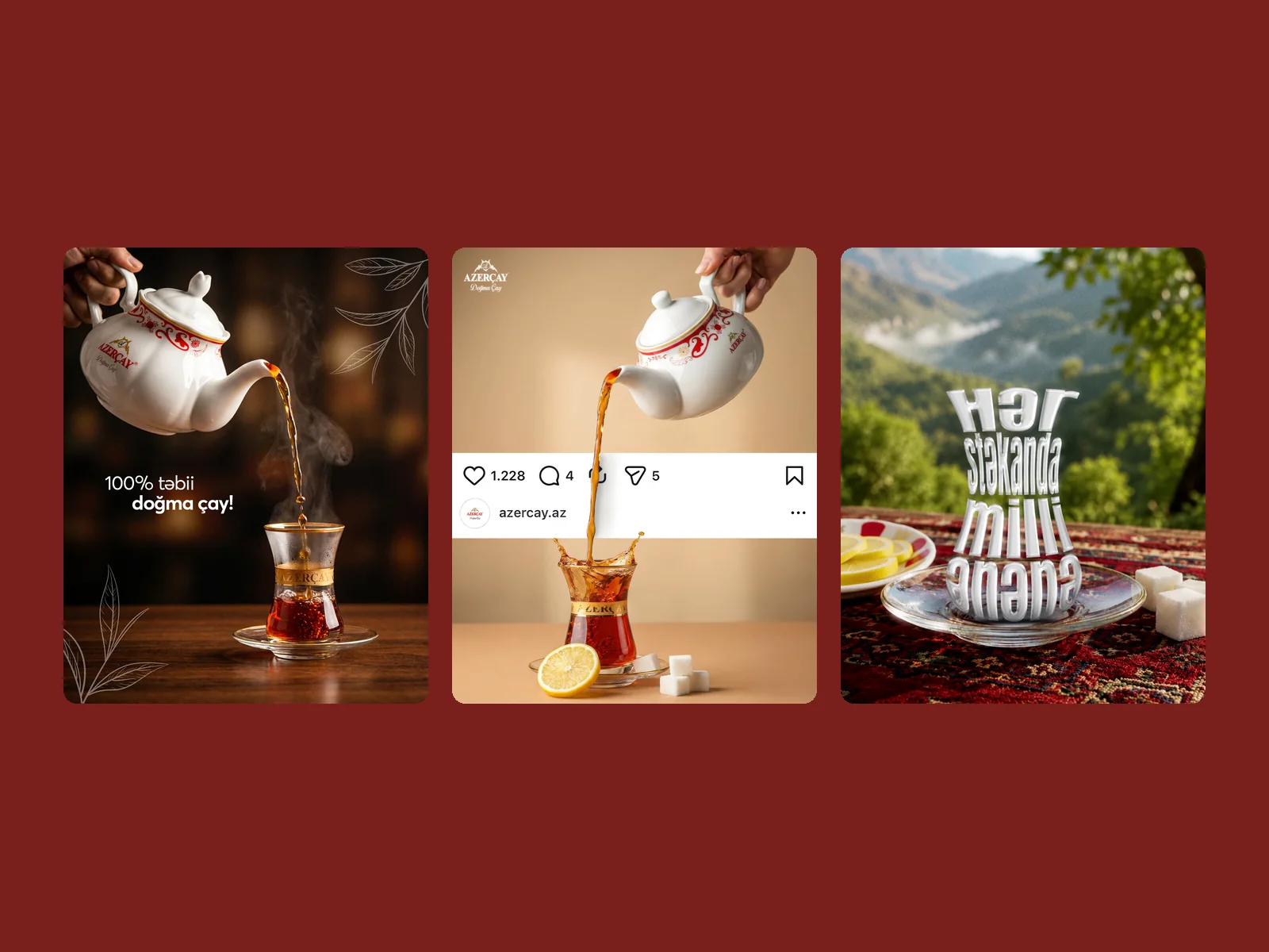 Three posts from the Azerçay feed