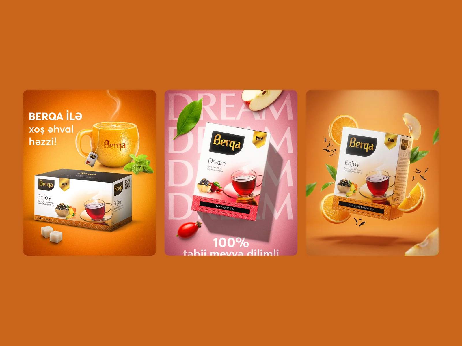 Three posts from the Berqa feed