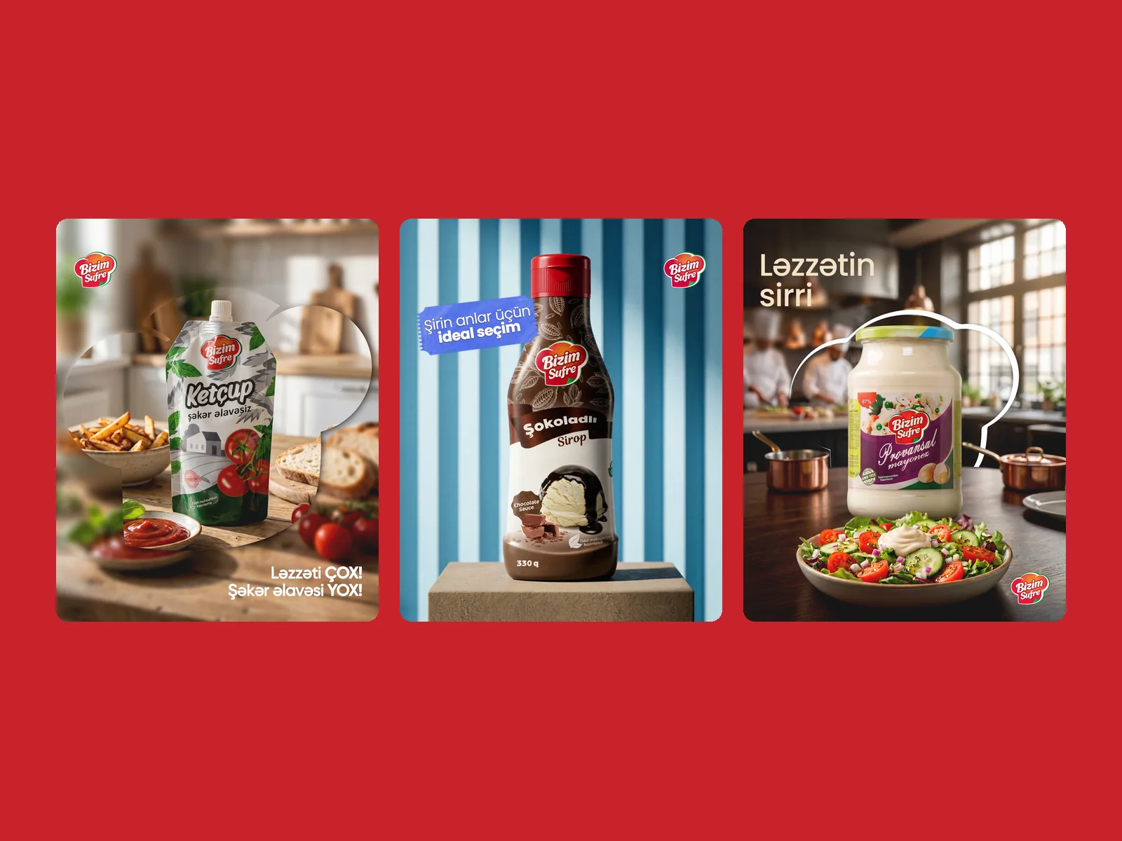 Three posts from the Bizim Süfrə feed